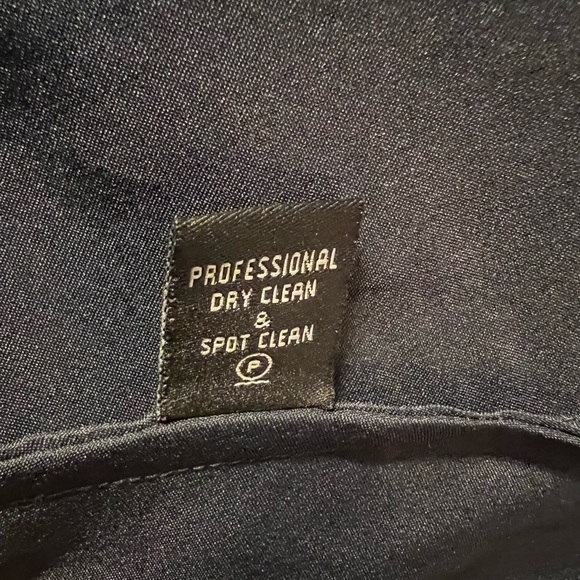 ✅J Kara Navy and Silver Embellished Beaded Maxi A lined gown - Picture 6 of 6